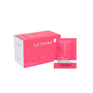 پد تخصصی جوان کننده و لایه‌بردار لافارر مدل AHA 10% &amp; HYALURONIC ACID با خاصیت روشن‌کنندگی و آبرسانی عمقی بسته ۳۰ عددی
