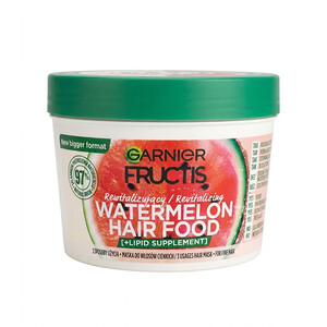 ماسک مو آبرسان گارنیه مدل Watermelon Hair Food حجم دهنده مخصوص موهای نازک حجم ۴۰۰ میل