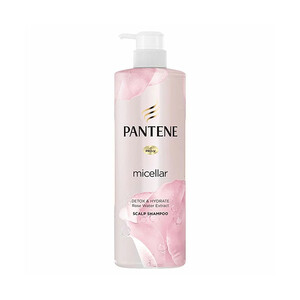 شامپو سم‌زدای سر پنتن مدل Micellar Detox &amp; Hydrate مخصوص پاکسازی و آبرسانی عمقی پوست سر حجم ۵۳۰ میل