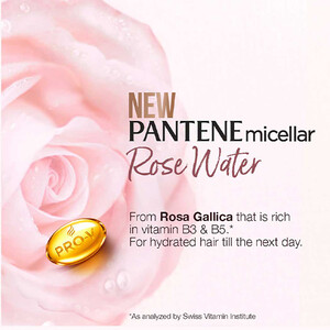 شامپو سم‌زدای سر پنتن مدل Micellar Detox &amp;amp; Hydrate مخصوص پاکسازی و آبرسانی عمقی پوست سر حجم ۵۳۰ میل