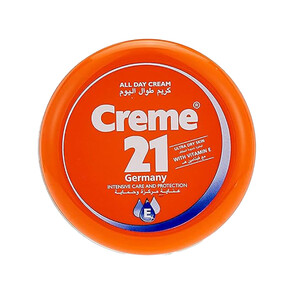 کرم آبرسان و مرطوب کننده کرم 21 مدل All Day Cream مخصوص پوست های خیلی خشک حاوی ویتامین E حجم ۱۵۰ میل