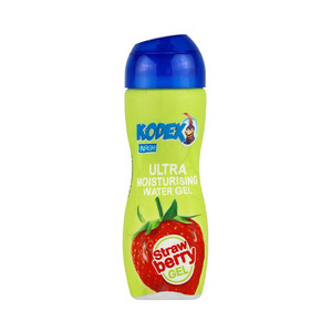 ژل لوبریکانت کدکس مدل Ultra روان کننده و مرطوب کننده با رایحه توت فرنگی حجم ۹۰ میل