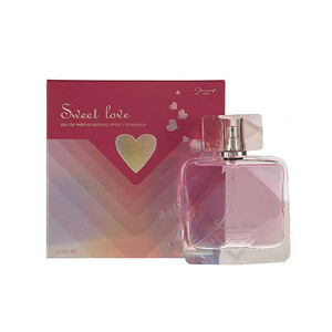 ادوپرفیوم زنانه  ژک ساف مدل SWEET LOVE با رایحه شیرین و گلی حجم ۱۰۰ میل