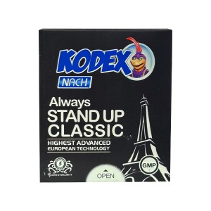 کاندوم حفظ نعوظ کدکس مدل ALWAYS STAND UP CLASSIC با لاتکس مقاوم بسته ۳ عددی