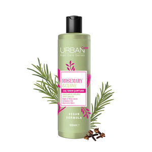 شامپو تقویت‌کننده و ضدریزش اوربن کر مدل ROSEMARY &amp;amp; CLOVE حاوی عصاره اکلیل کوهی و میخک حجم ۳۵۰ میل