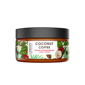 کرم احیاکننده و لطافت‌بخش پوست بدن اوربن کر مدل COCONUT &amp; COFFEE با قدرت نوسازی بافت حجم ۲۰۰ میل