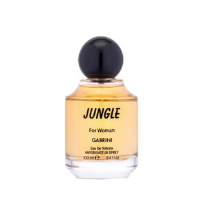 ادوتویلت زنانه گابرینی مدل JUNGLE با رایحه گرم، شرقی و فریبنده حجم ۱۰۰ میل