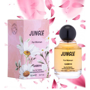 ادوتویلت زنانه گابرینی مدل JUNGLE با رایحه گرم، شرقی و فریبنده حجم ۱۰۰ میل