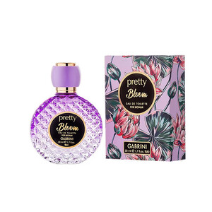 ادوتویلت زنانه گابرینی مدل PRETTY BLOOM با رایحه خنک، فرِش و گیاهی-گلی حجم ۵۰ میل
