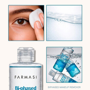 میسلار واتر دوفاز فارماسی مدل Bi-phasedr مخصوص چشم و لب حاوی عصاره چای سبز حجم ۲۲۵ میل