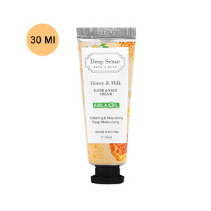 کرم مرطوب‌کننده دیپ سنس مدل Milk &amp;amp; Honey مناسب پوست خشک و نرمال