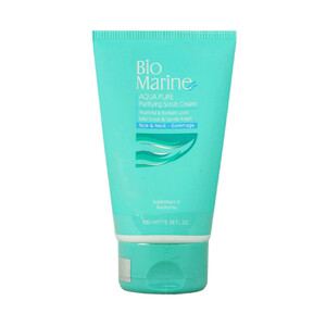 کرم اسکراب  پوست بایومارین مدل AQUA PURE حاوی عصاره جلبک های دریایی حجم ۱۰۰ میل
