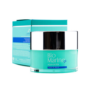 کرم رطوبت رسان بایومارین مدل AQUA DETOX مغذی و تقویت کننده سد دفاعی مناسب پوست های خشک و دهیدراته حجم ۵۰ میل