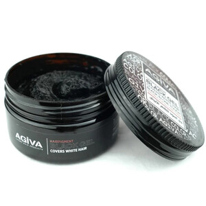 ژل مو سیاه آگیوا مدل BLACK GEL حالت دهنده قوی و  پوشش دهنده موهای سفید حجم ۲۵۰ میل