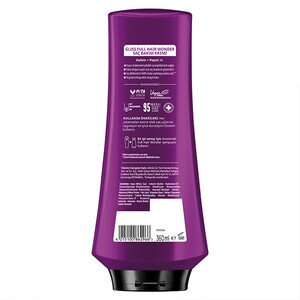 نرم کننده و تقویت کننده مو گلیس مدل FULL HAIR WONDER با عملکرد ضد ریزش حاوی کافئین و کمپلکس پپتید حجم ۳۶۰ میل
