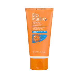 کرم ضد آفتاب  بی رنگ بایومارین مدل AQUA SUN با SPF50 رطوبت رسان مناسب پوست های خشک و دهیدراته حجم ۵۰ میل