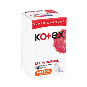 نوار بهداشتی کوتکس مدل ULTRA NORMAL بسته 24 عددی