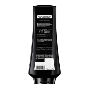 نرم کننده و تقویت کننده مو گلیس مدل ULTIMATE REPAIR با عملکرد ترمیم‌کننده فوق‌العاده حاوی کراتین مایع متراکم حجم ۳۶۰ میل
