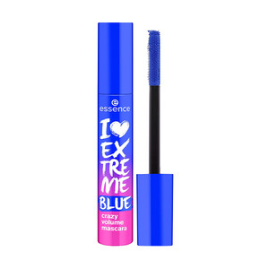 ریمل آبی حجم دهنده اسنس مدل I LOVE EXTREME CRAZY VOLUME با رنگدانه فوق‌العاده قوی حجم ۱۲ میل