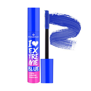 ریمل آبی حجم دهنده اسنس مدل I LOVE EXTREME CRAZY VOLUME با رنگدانه فوق‌العاده قوی حجم ۱۲ میل