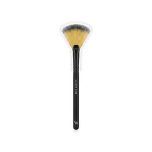 براش آرایشی بادبزنی گلدن رز مدل FAN BRUSH مناسب هایلایتر و پودرهای فیکس