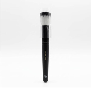براش آرایشی گرد صورت گلدن رز مدل ROUND FACE BRUSH با تراکم بالا جهت فید کرم‌پودر