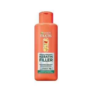 ماسک مو کراتین فیلر گارنیه مدل DAMAGE ERASER با فرمولاسیون بازسازی‌کننده عمقی حجم ۲۰۰ میل