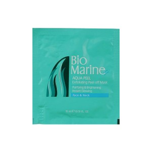 ماسک لایه بردار صورت و گردن بایومارین مدل AQUA PEEL  پاکسازی کننده  با عملکرد روشن کننده بسته ۳ عددی