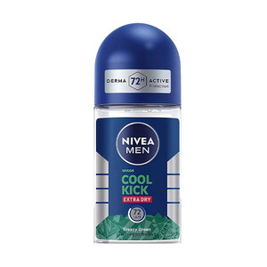 رول ضدتعریق مردانه نیوآ مدل COOL KICK FREEZY GREEN با ویژگی خشکی مفرط و رایحه گیاهی خنک با پایداری ۷۲ ساعته حجم ۵۰ میل
