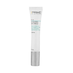 کرم آبرسان دور چشم پرایم مدل PHA HYDRATING EYE CREAM با خاصیت ضدچروک و کاهش پف و تیرگی حجم ۱۵ میل