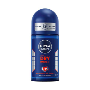 رول ضد تعریق مردانه نیوآ مدل Dry Impact با ماندگاری ۷۲ ساعته حجم ۵۰ میلی لیتر