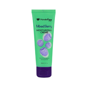 کرم آبرسان دست و صورت هندولوژی مدل MIXED BERRY حاوی شی‌باتر و ویتامین E حجم 50 میل