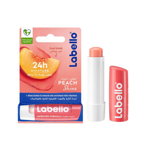 بالم لب لابلو مدل Peach با رایحه دلپذیر هلو و مرطوب کنندگی ۲۴ ساعته وزن 4.8g