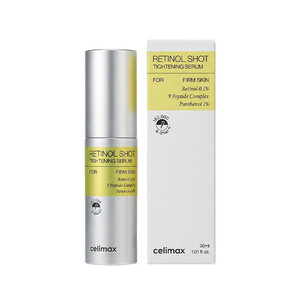 سرم ضد چروک سلیماکس مدل Retinol Shot با قدرت جوانسازی و ترمیم منافذ مناسب انواع پوست حجم 30ml