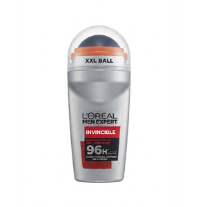 رول ضدتعریق آقایان لورآل مدل Men Expert Invincible با ماندگاری ۹۶ ساعته حجم 50ml