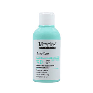 شامپو فاقد سولفات ضد شوره ویتاپلکس مدل Scalp Care مخصوص مو و پوست سر خشک و حساس حجم ۲۵۰ میل