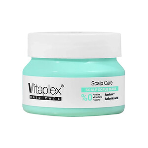 ماسک اسکراب ضد شوره و تنظیم کننده چربی ویتاپلکس مدل Scalp Care مناسب پوست سر چرب وزن ۲۹۵ گرم