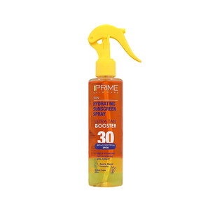 اسپری ضد آفتاب دو فاز پرایم  آبرسان و برنزه کننده  با SPF30 مناسب انواع پوست حجم ۲۰۰ میل
