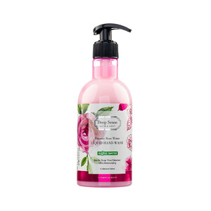 مایع دستشویی کرمی گلاب دیپ سنس با رایحه آرامش‌بخش گلاب حجم 400ml