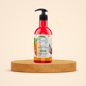 مایع دستشویی کرمی تروپیکال دیپ سنس با رایحه استوایی و شیرین حجم 400ml