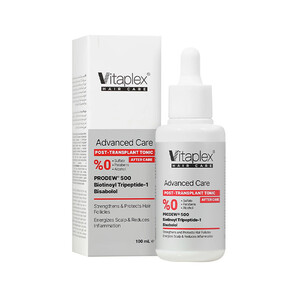 تونیک تقویت کننده مو ویتاپلکس مدل Advanced Care مهارکننده ریزش و محرک رشد مناسب پس از کاشت مو  حجم 100ml