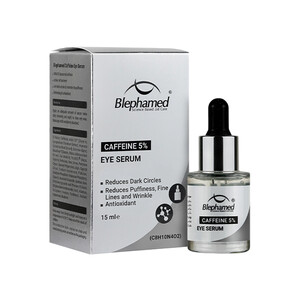 سرم دور چشم بلفامد مدل کافئین ضد تیرگی و رفع پف مناسب انواع پوست حجم 15ml