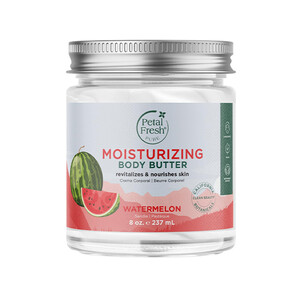 کره بدن آبرسان و مرطوب کننده پتال فرش مدل Moisturizing Watermelon  مناسب پوست های خشک و کم آب با رایحه هندوانه حجم 237ml