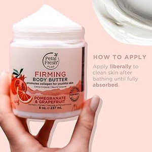 کره بدن پتال فرش مدل Firming Pomegranate And Grapefruit سفت کننده و ضد چروک مناسب پوست های مستعد شل شدگی با رایحه انار و گریپ فروت حجم 237ml