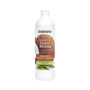 شامپو آبرسان و مرطوب کننده باباریا مدل Coco Biotina مناسب انواع مو حجم 700ml