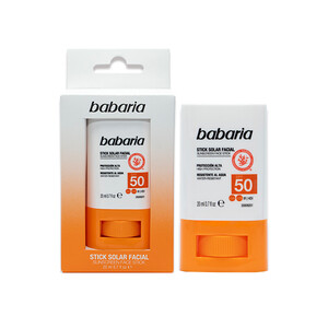کرم ضد آفتاب استیکی باباریا مدل Solar Facial با SPF50 مناسب انواع پوست حجم 20ml