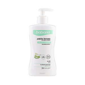 ژل بهداشتی بانوان آلوئه ورا باباریا مدل Aloe با خاصیت ضد التهاب و رطوبت‌رسان حجم 300ml