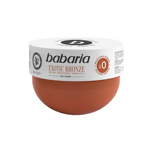 ژل برنزه کننده روغن نارگیل باباریا مدل Exotic Bronze با خاصیت رطوبت‌رسان و براق‌کننده حجم 75ml