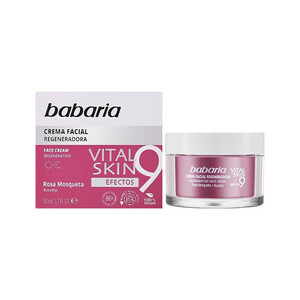کرم جوانساز 9 کاره باباریا مدل Rosa Mosqueta بازسازی‌کننده و ضد چروک قوی حجم 50ml