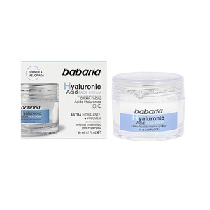 کرم آبرسان هیالورونیک اسید باباریا با خاصیت جوانساز و پرکننده خطوط مناسب پوست خشک حجم 50ml